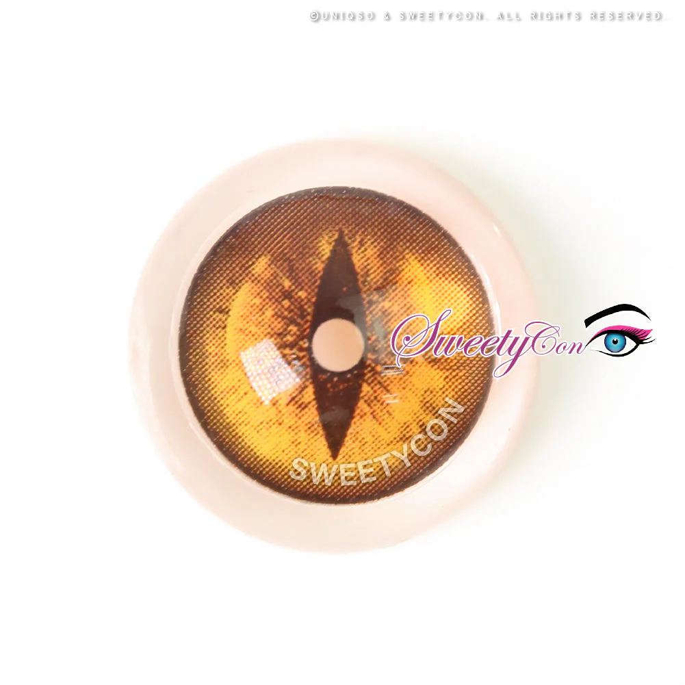 Sweety Crazy Gold Demon Eye / Cat Eye (New) (1 lens/pack) - Image 5