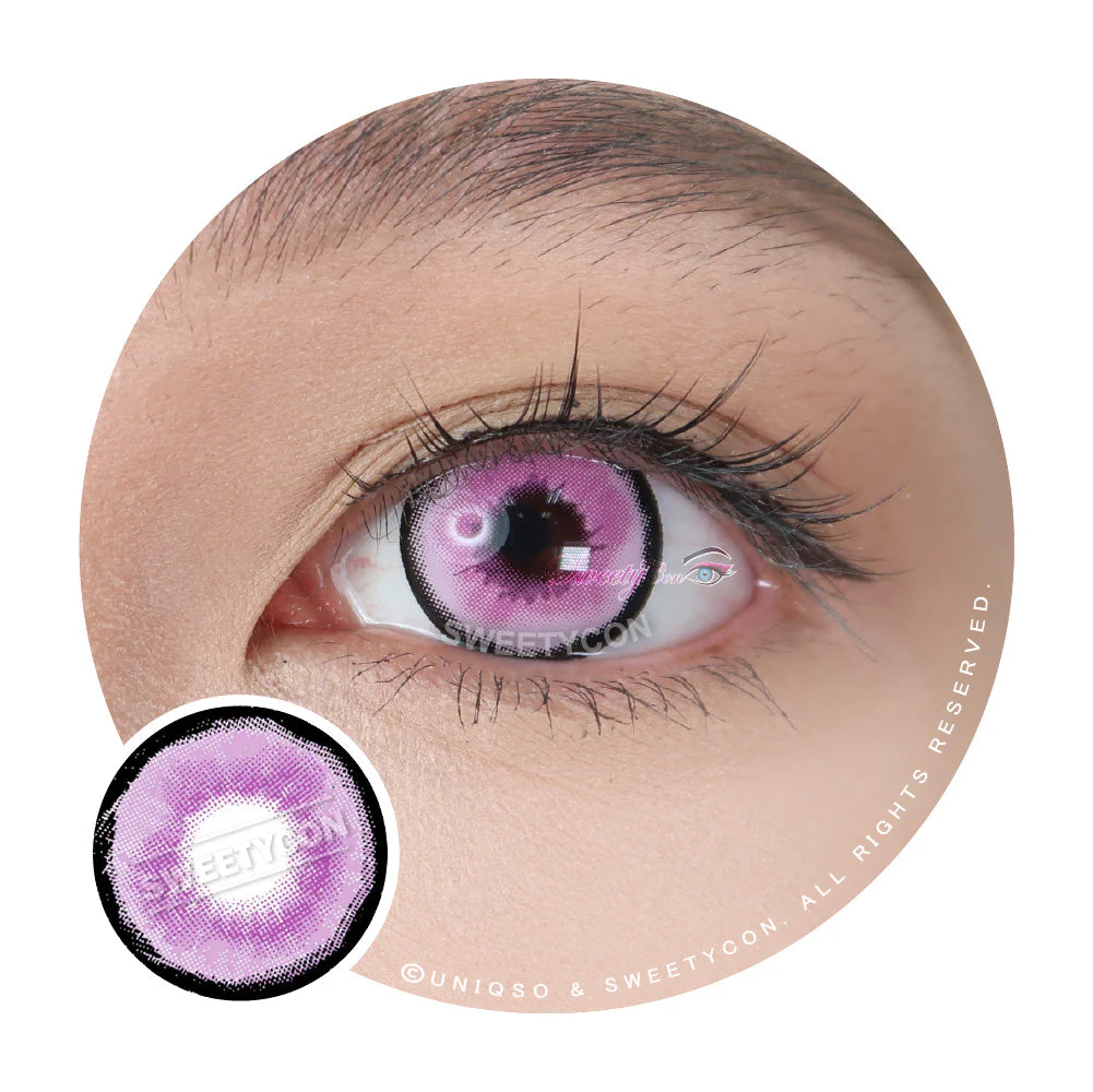 Sweety Crazy Platonic Violet (1 lens/pack)