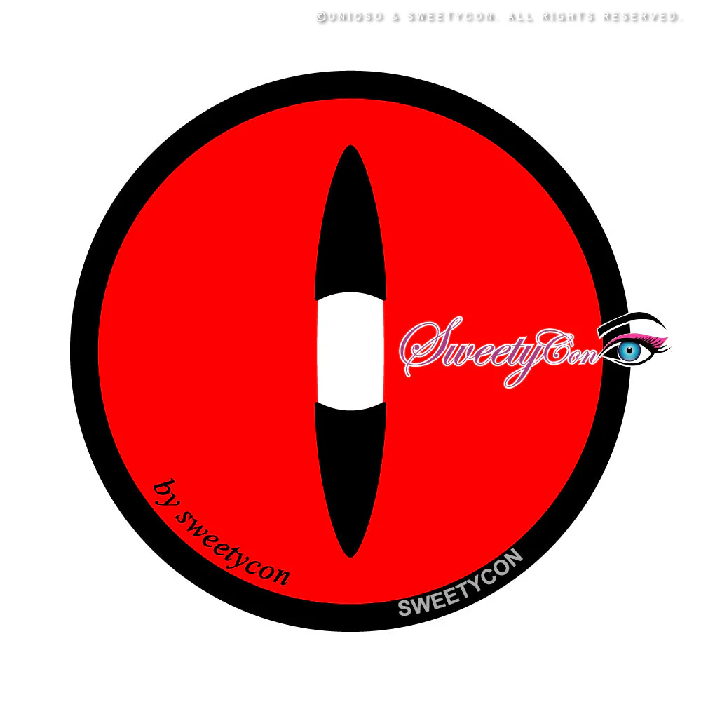Sweety Crazy Red Demon Eye / Cat Eye (1 lens/pack) - Image 6