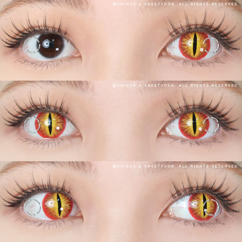 Sweety Crazy Red Demon Eye / Cat Eye (New) (1 lens/pack) - Image 2