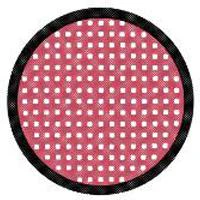 Sweety Crazy Red Mesh/Screen with Black Rim (1 lens/pack) - Image 3