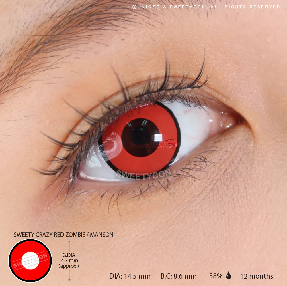 Sweety Crazy Red Zombie / Manson (1 lens/pack) - Image 3