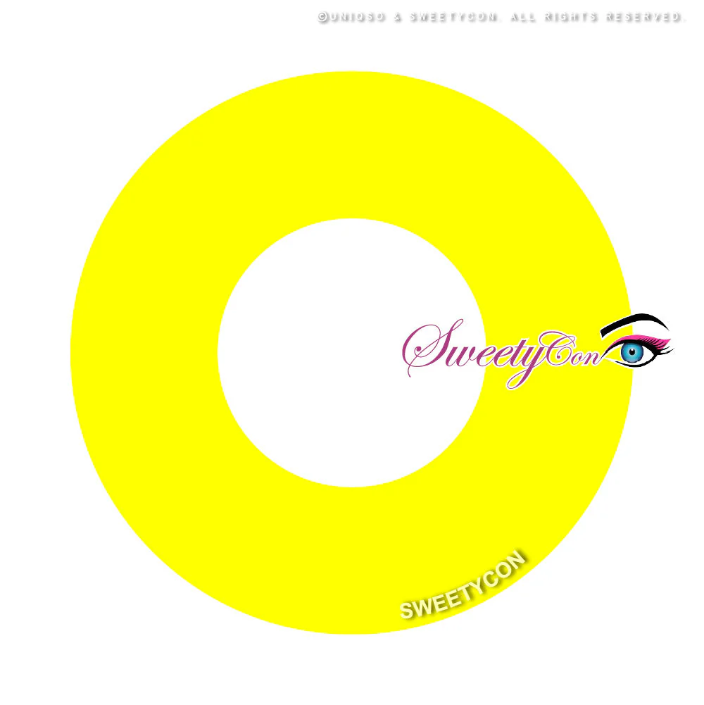 Sweety Crazy Solid Yellow (1 lens/pack) - Image 5