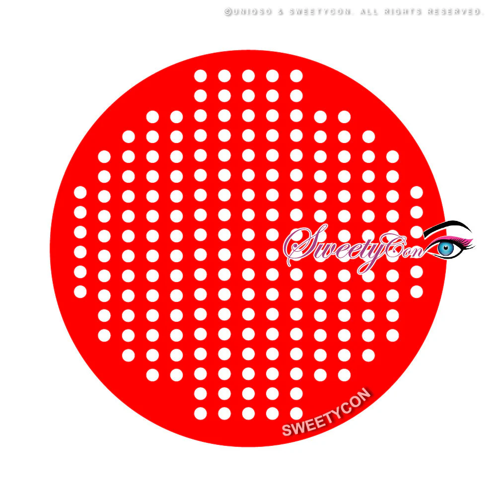 Sweety Crazy Red Screen/ Mesh (1 lens/pack) - Image 6