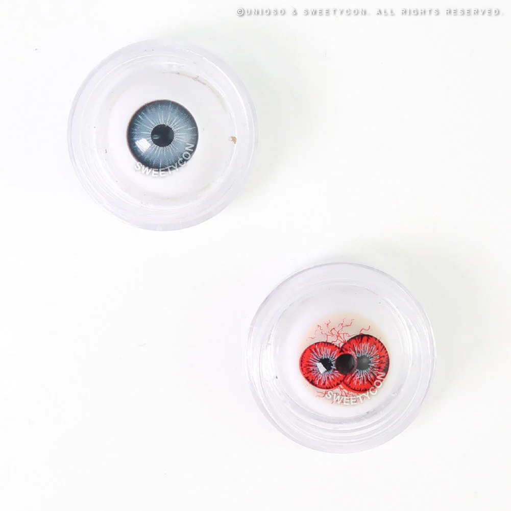 Sweety Crazy Twin Hex Red (1 lens/pack) - Image 4