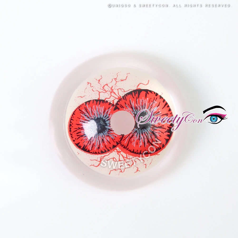 Sweety Crazy Twin Hex Red (1 lens/pack) - Image 5