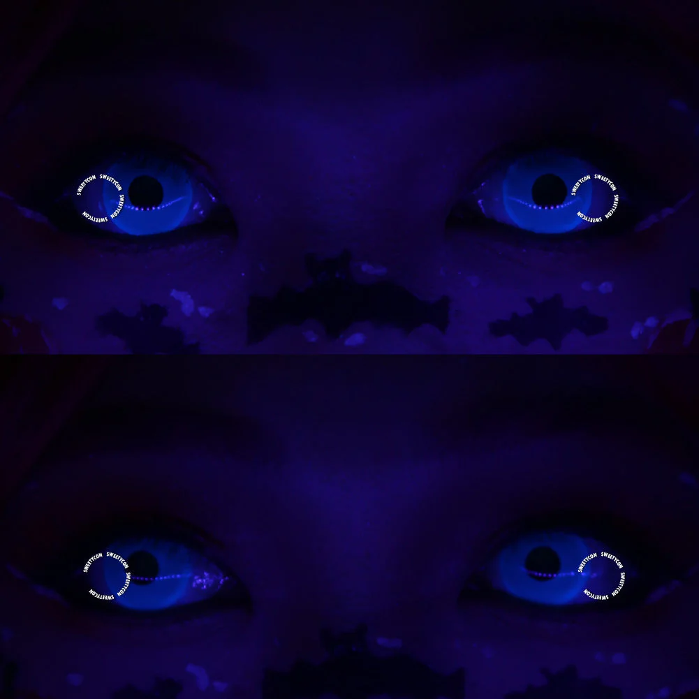Sweety Crazy UV Glow Blue (1 lens/pack) - Image 4