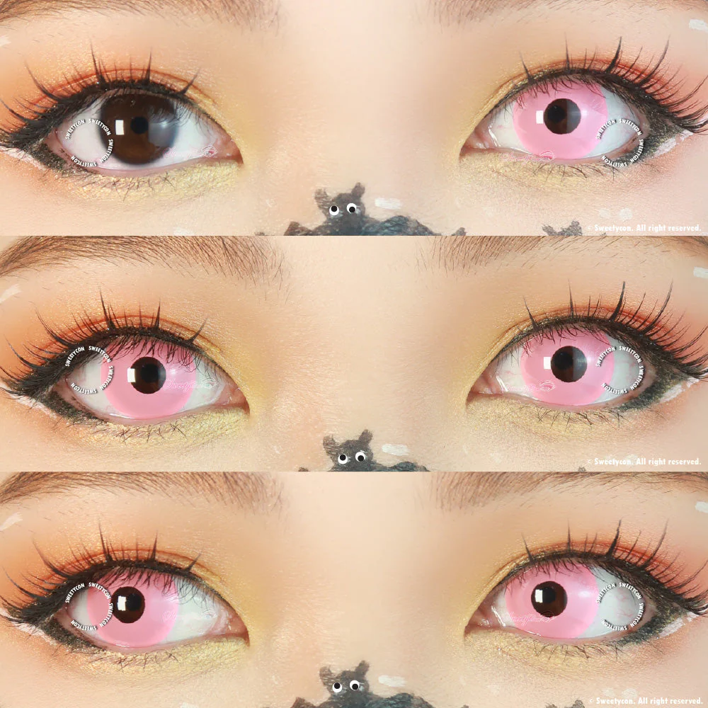 Sweety Crazy UV Glow Pink (1 lens/pack) - Image 2