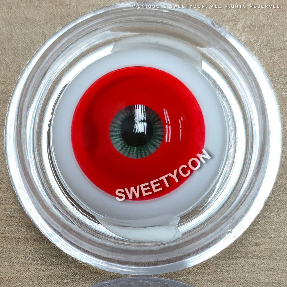 Sweety Crazy UV Glow Red (1 lens/pack) - Image 5