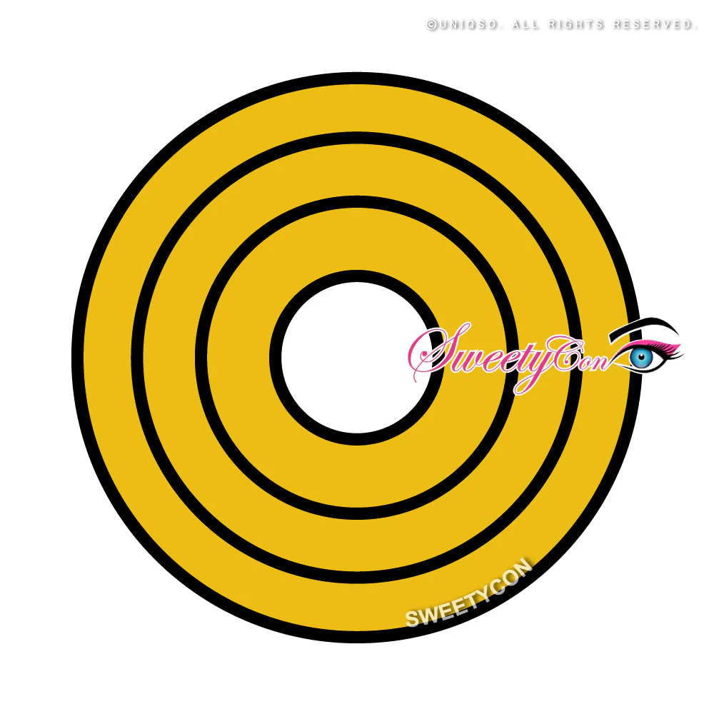 Sweety Crazy Yellow Rings (1 lens/pack) - Image 8
