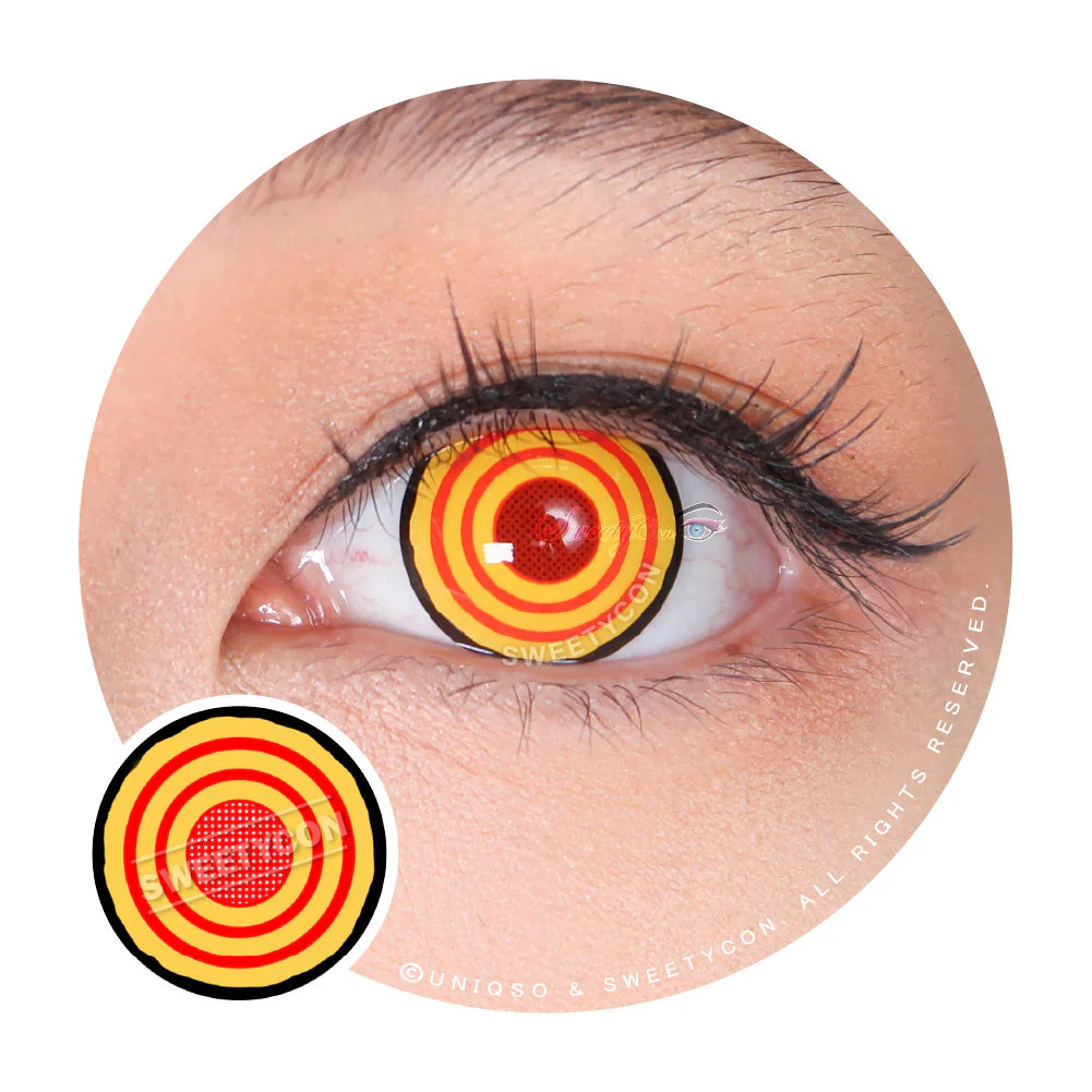 Sweety Crazy Yellow Rings V2 (1 lens/pack)