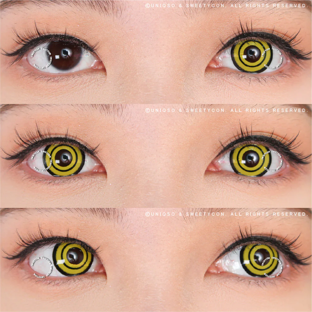 Sweety Crazy Yellow Rings V3 (1 lens/pack) - Image 2