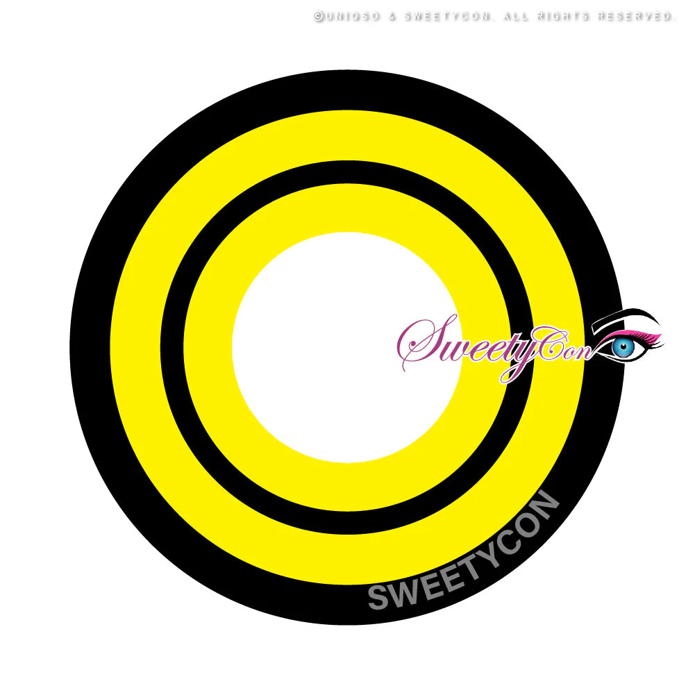 Sweety Crazy Yellow Rings V3 (1 lens/pack) - Image 7