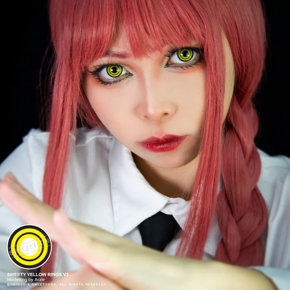 Sweety Crazy Yellow Rings V3 (1 lens/pack) - Image 9