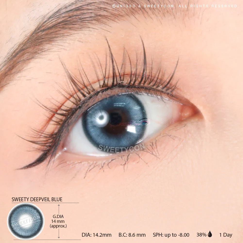 1 Day Sweety Deepveil Blue (2 or 10 lenses/pack) - Image 3