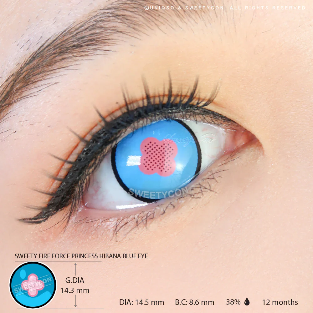 Sweety Fire Force Princess Hibana Blue Eye (1 lens/pack) - Image 3