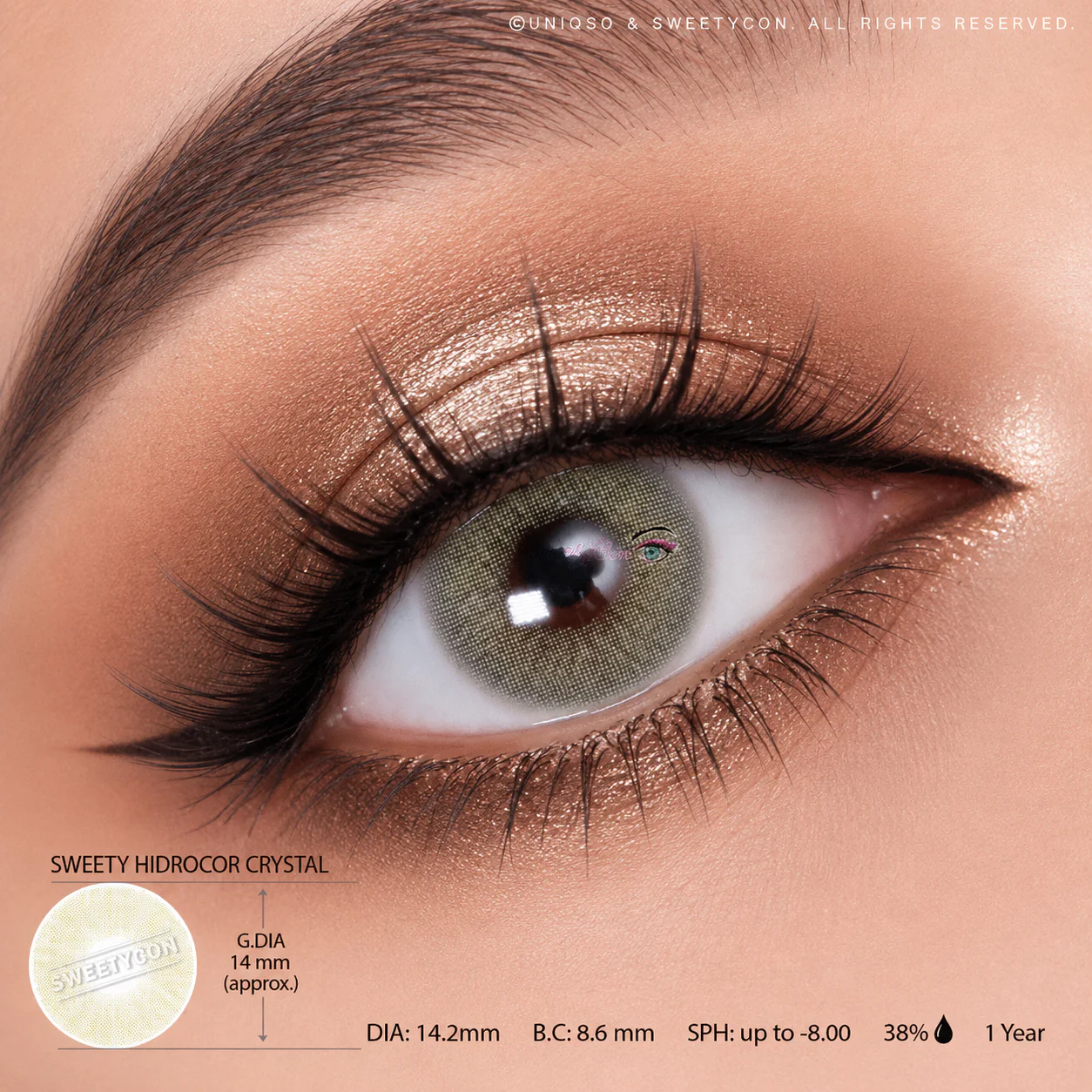 Sweety Hidrocor Crystal (1 lens/pack) - Image 2