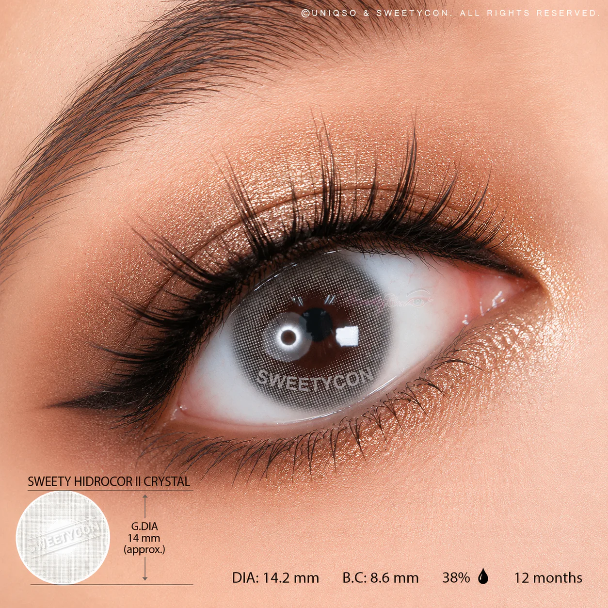 Sweety Hidrocor II Crystal (1 lens/pack) - Image 2