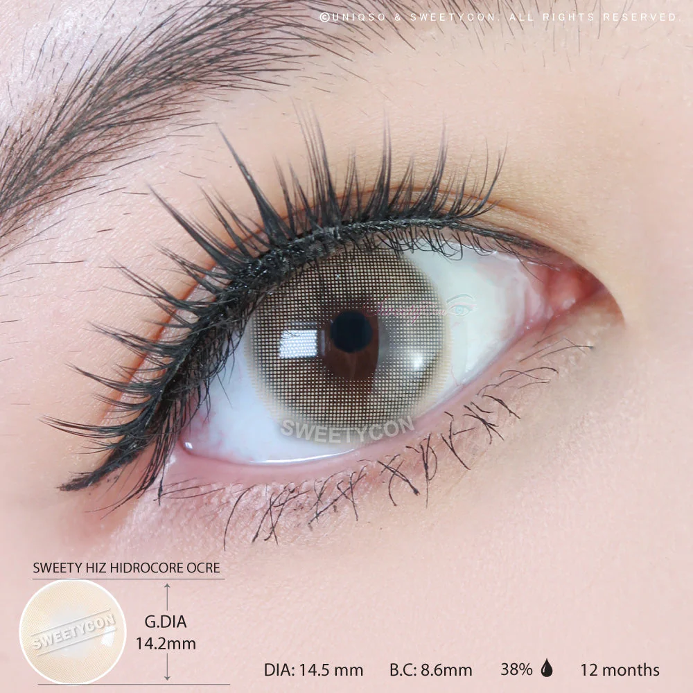 Sweety Hiz Hidrocore Ocre (1 lens/pack) - Image 2