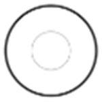 Kazzue Crazy Lens with Power - Gothic White (1 lens/pack)