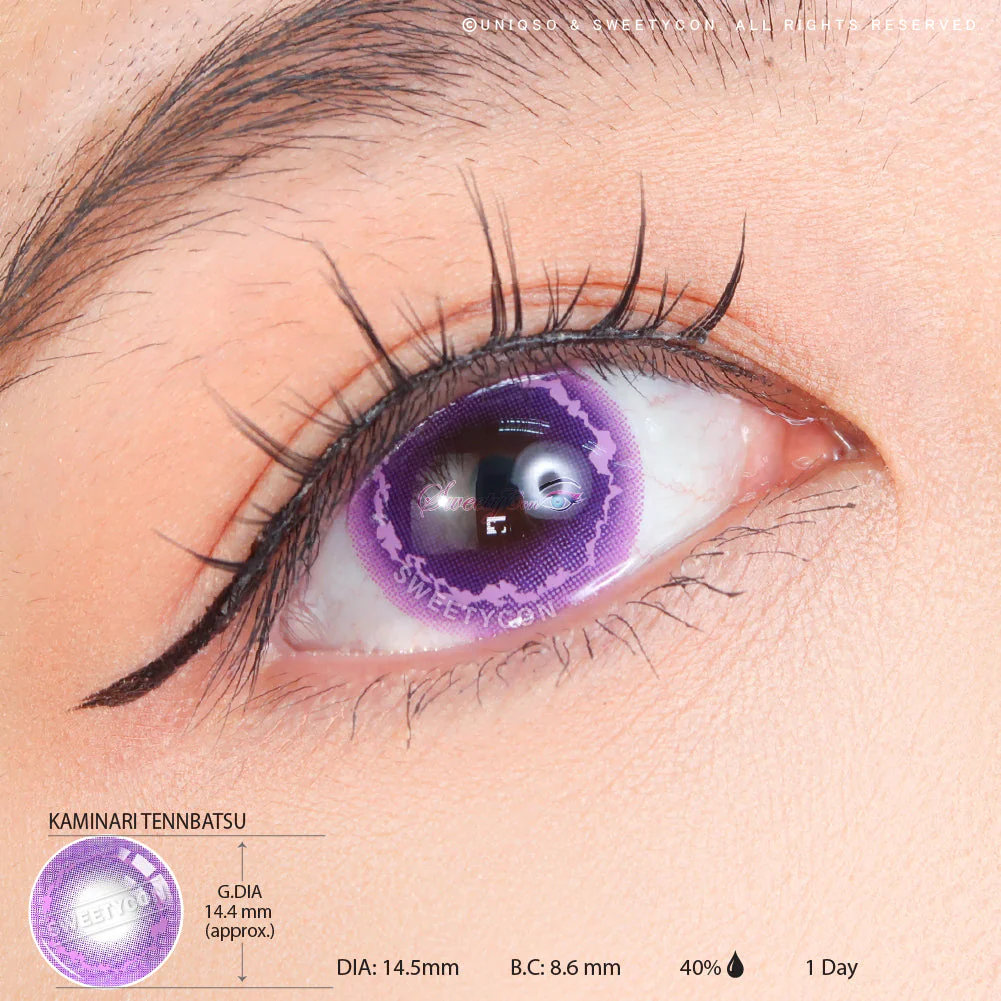 Sweety x Eyesinger 1 Day Kaminari Tennbatsu (2 lenses/pack) - Image 3