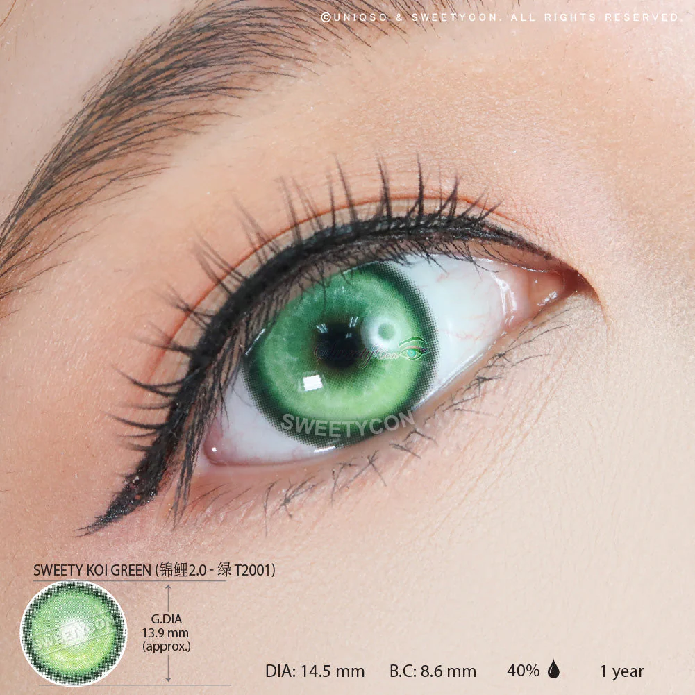 Sweety Koi Green (1 lens/pack) - Image 2