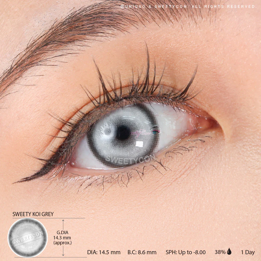 Sweety Koi Grey (1 lens/pack) - Image 3