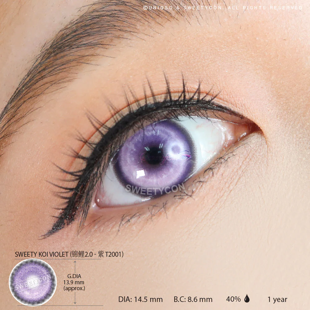 Sweety Koi Violet (1 lens/pack) - Image 4