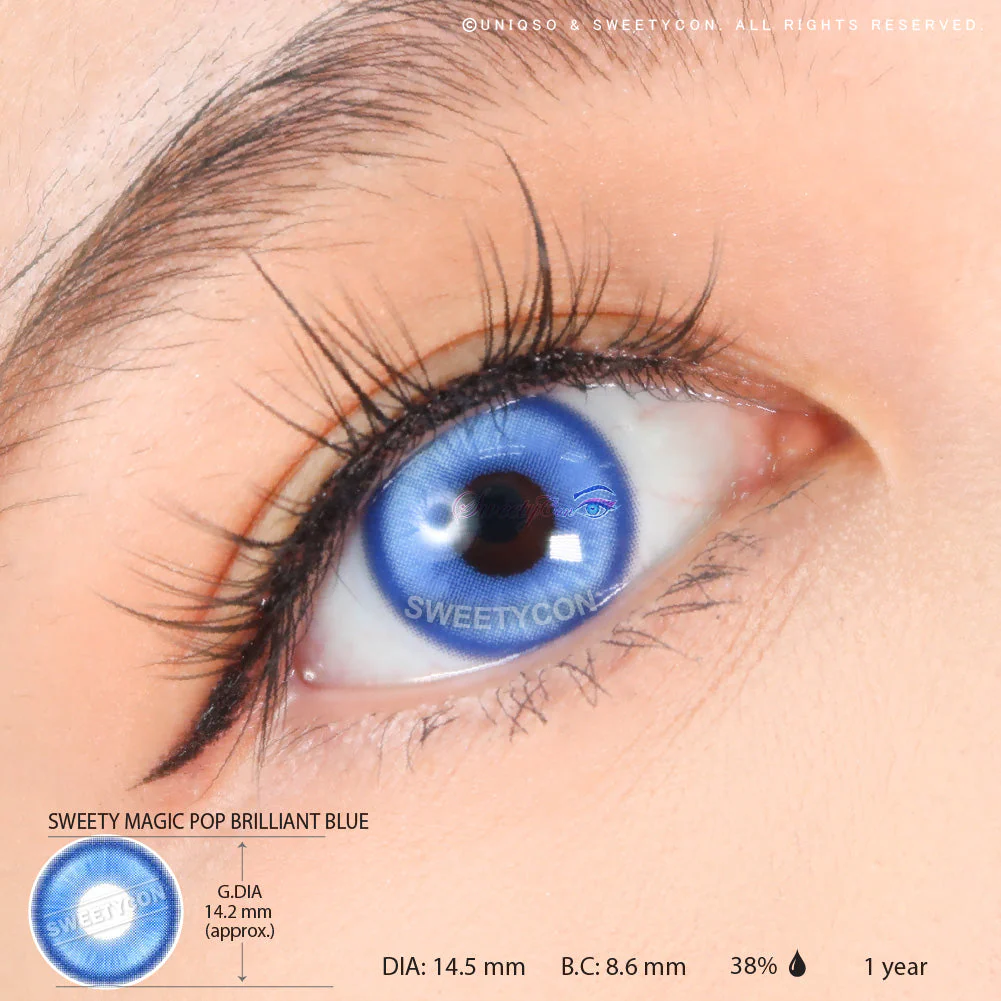 Sweety Magic Pop Brilliant Blue (1 lens/pack) - Image 3