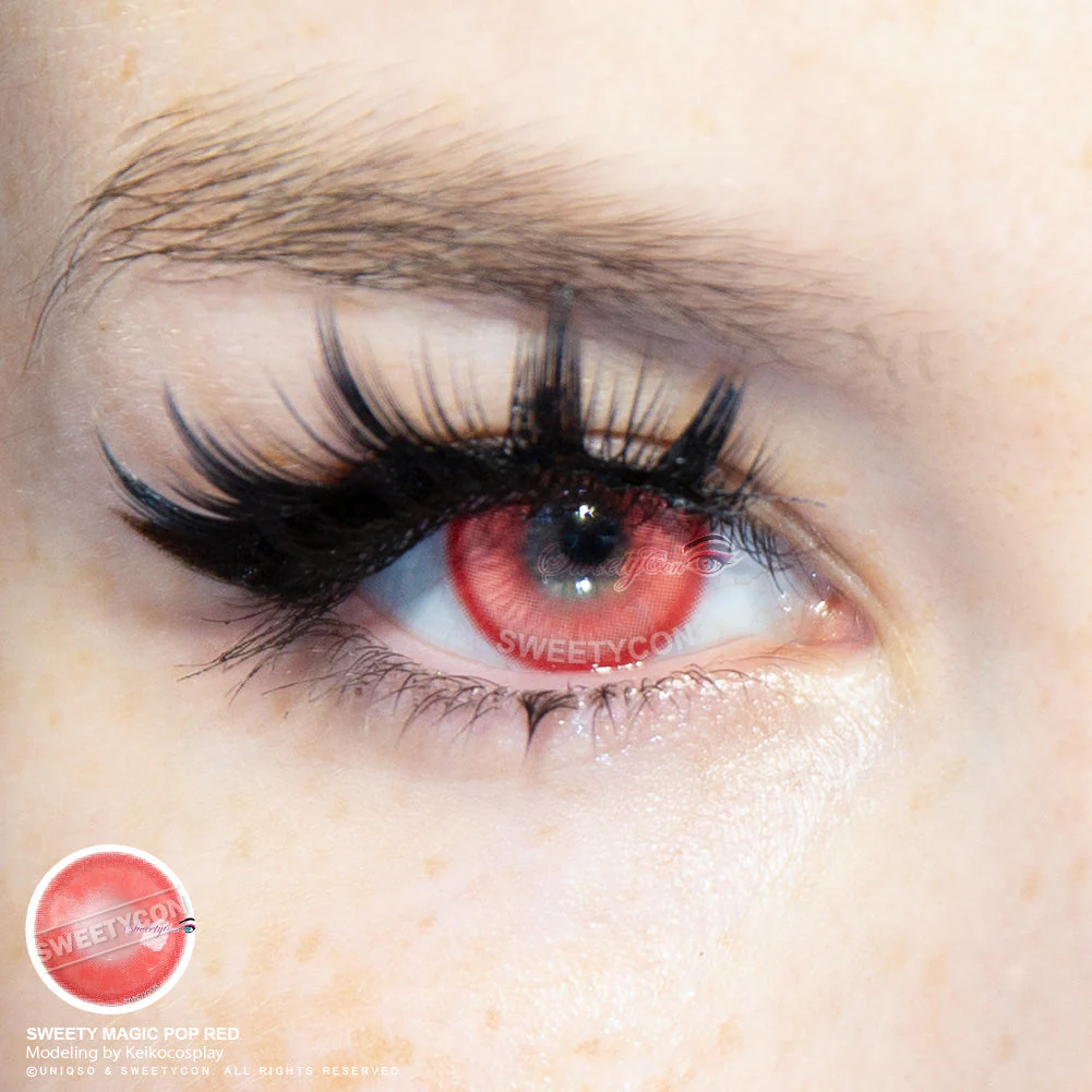 Sweety Magic Pop Red (1 lens/pack) - Image 3