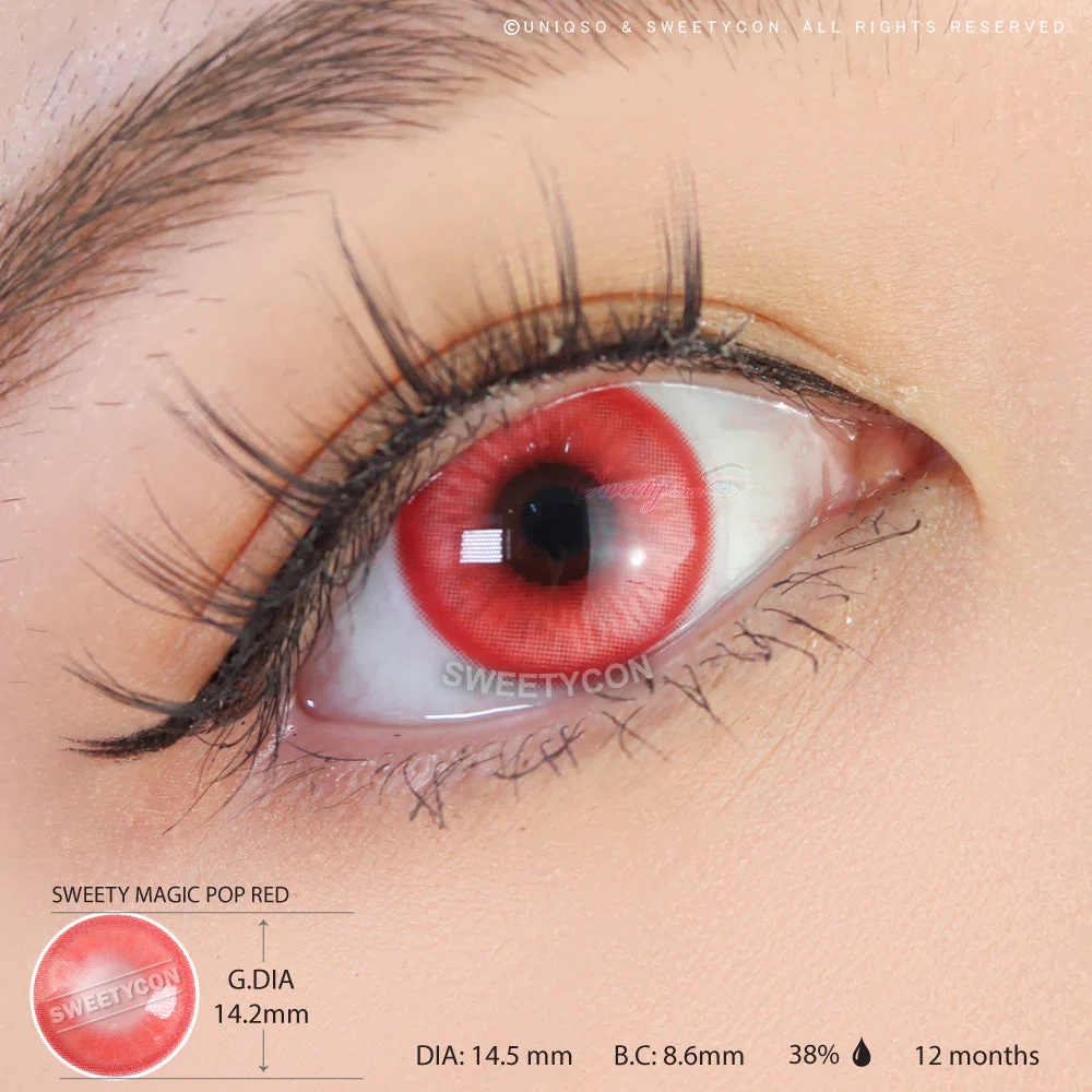 Sweety Magic Pop Red (1 lens/pack) - Image 5