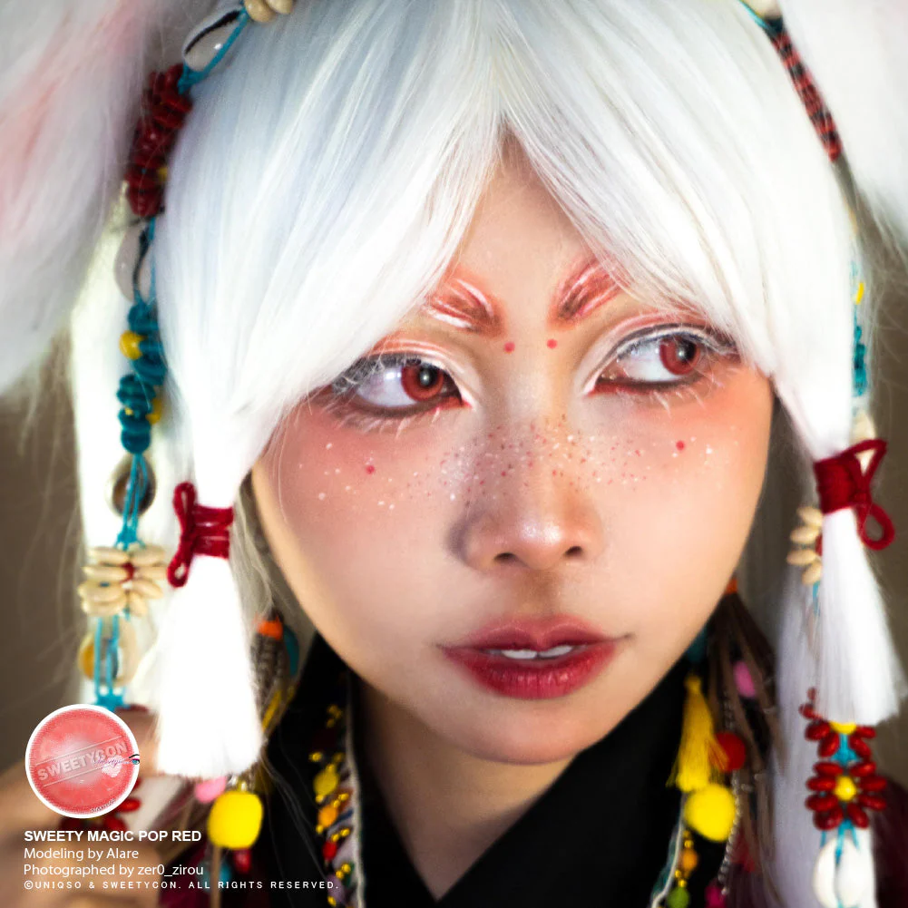 Sweety Magic Pop Red (1 lens/pack) - Image 9