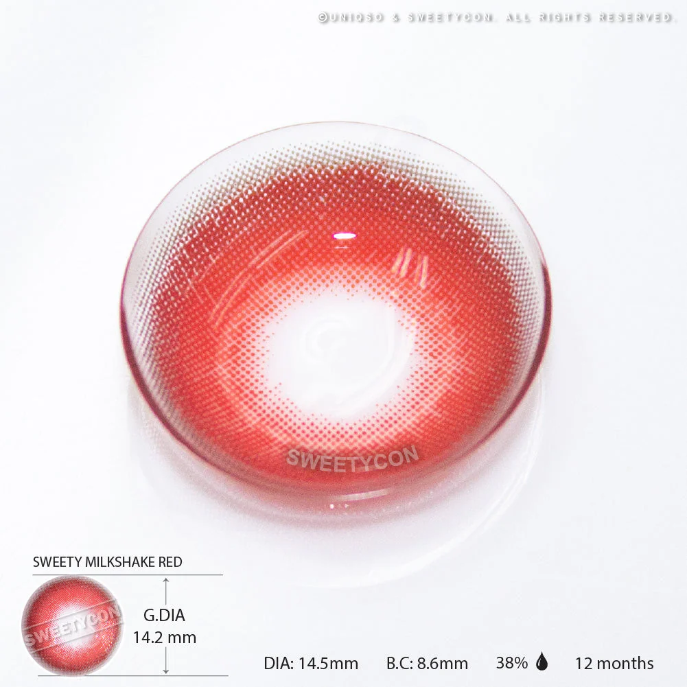 Sweety Milkshake Red (1 lens/pack) - Image 7