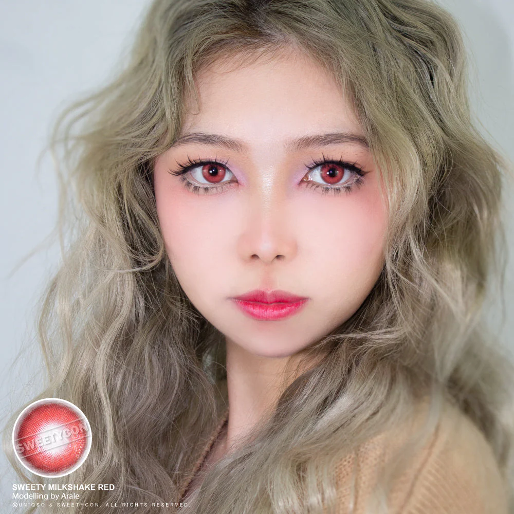 Sweety Milkshake Red (1 lens/pack) - Image 8
