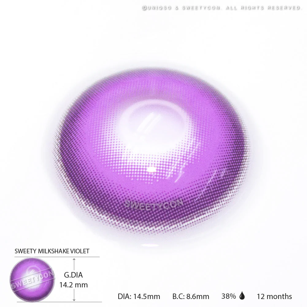 Sweety Milkshake Violet (1 lens/pack) - Image 6
