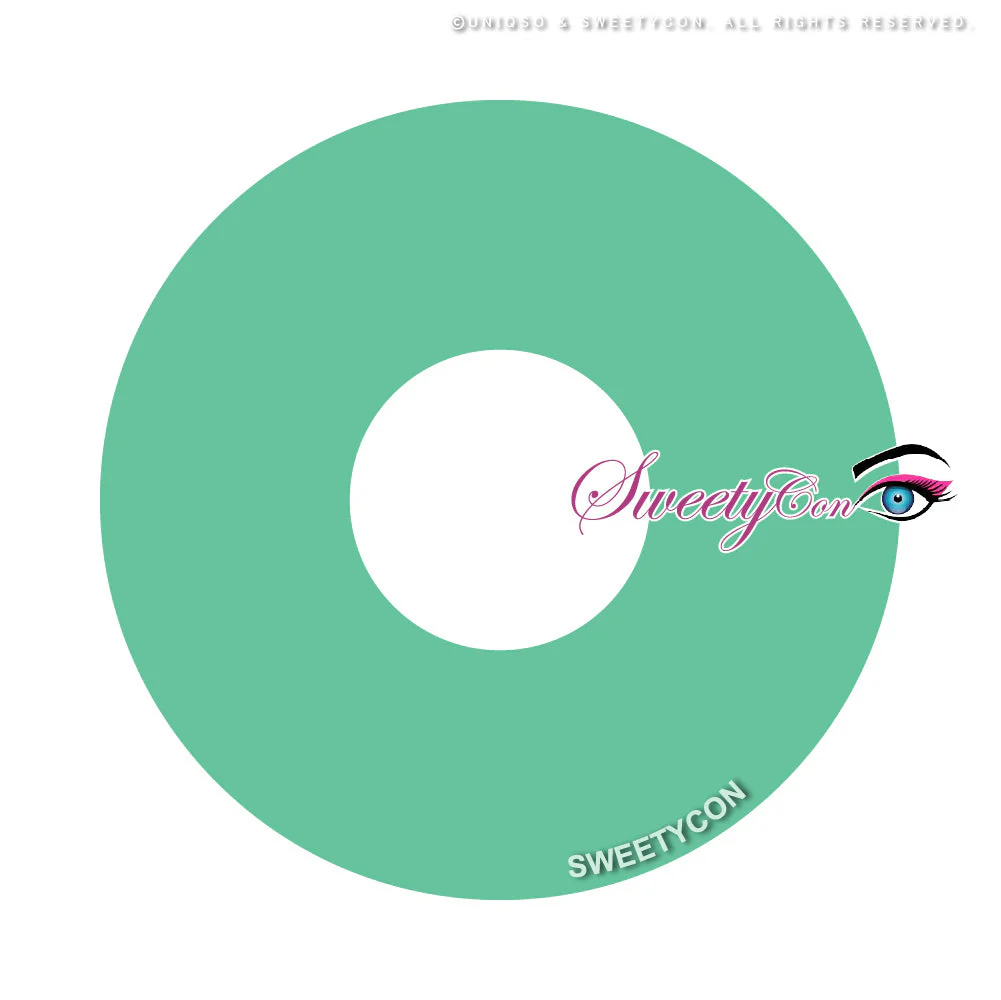 Sweety Mini Sclera UV Glow Green (1 lens/pack) - Image 7