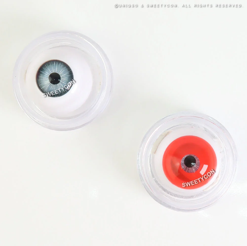 Sweety Mini Sclera UV Glow Red (1 lens/pack) - Image 6