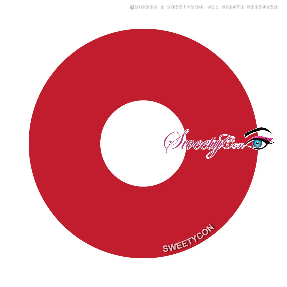 Sweety Mini Sclera UV Glow Red (1 lens/pack) - Image 7