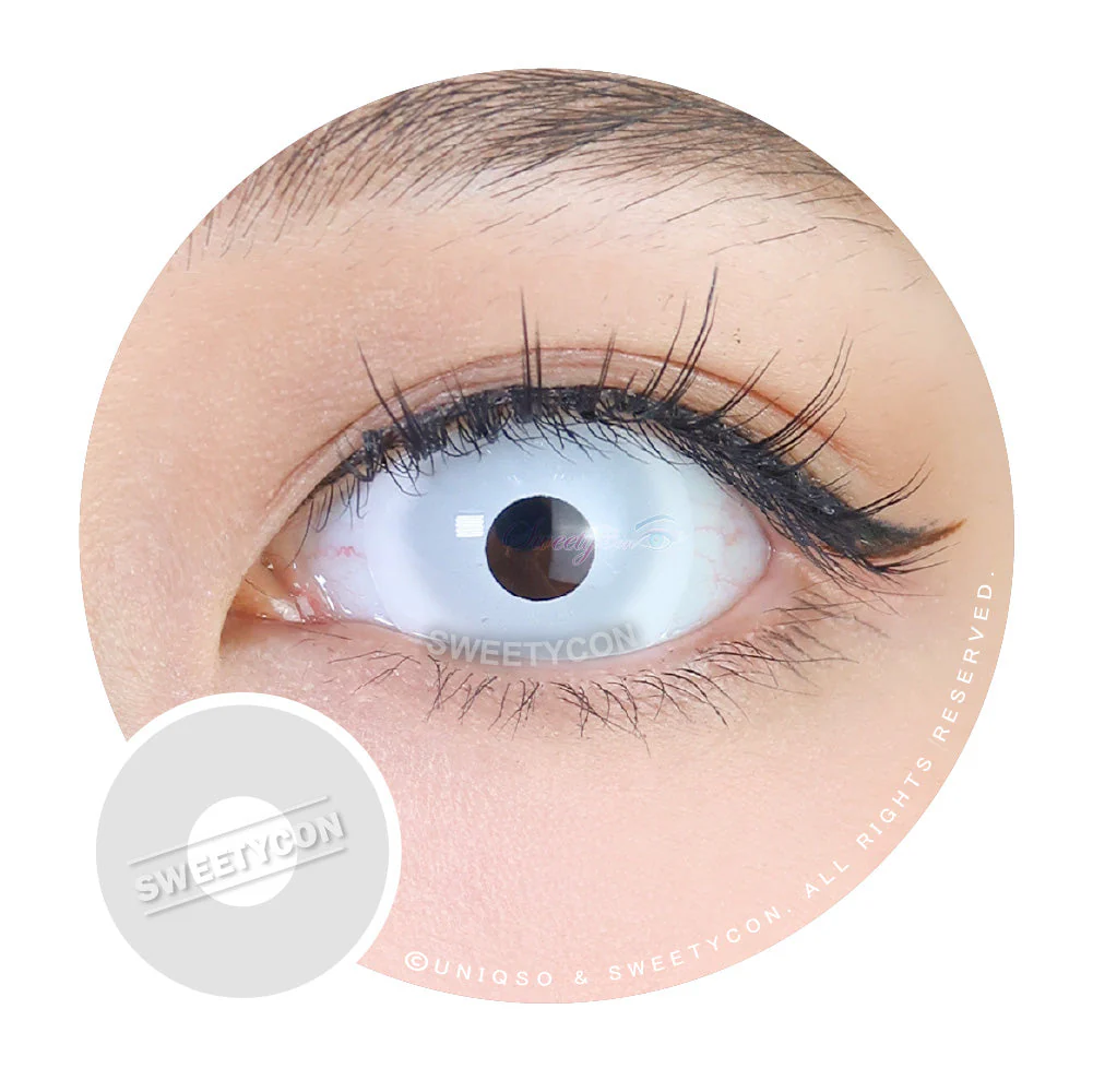 Sweety Mini Sclera UV Glow White (1 lens/pack)