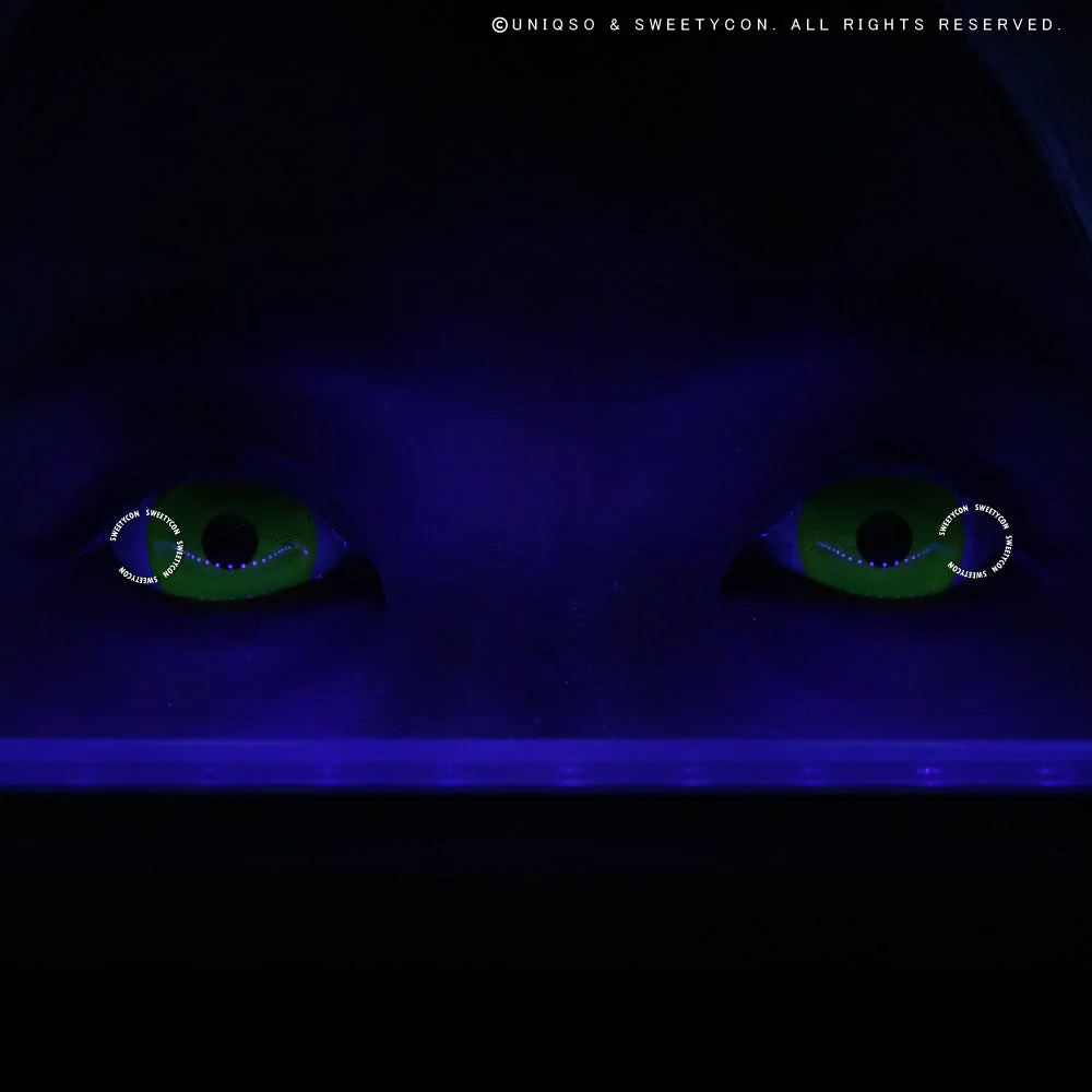 Sweety Mini Sclera UV Glow Yellow (1 lens/pack) - Image 3