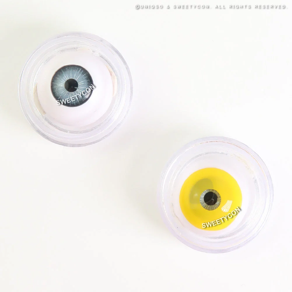 Sweety Mini Sclera UV Glow Yellow (1 lens/pack) - Image 6
