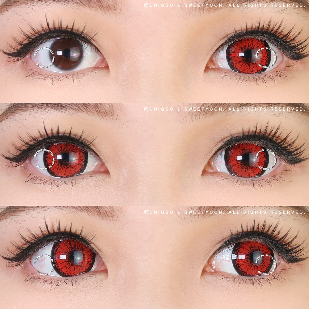 Sweety Mini Sclera Tokyo N Red (1 lens/pack) - Image 2