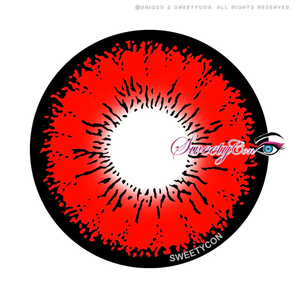 Sweety Mini Sclera Tokyo N Red (1 lens/pack) - Image 6