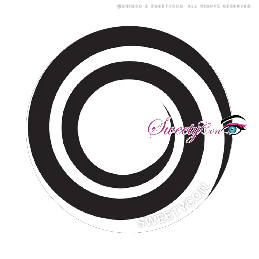 Sweety Mini Sclera Black Spiral (1 lens/pack) - Image 6