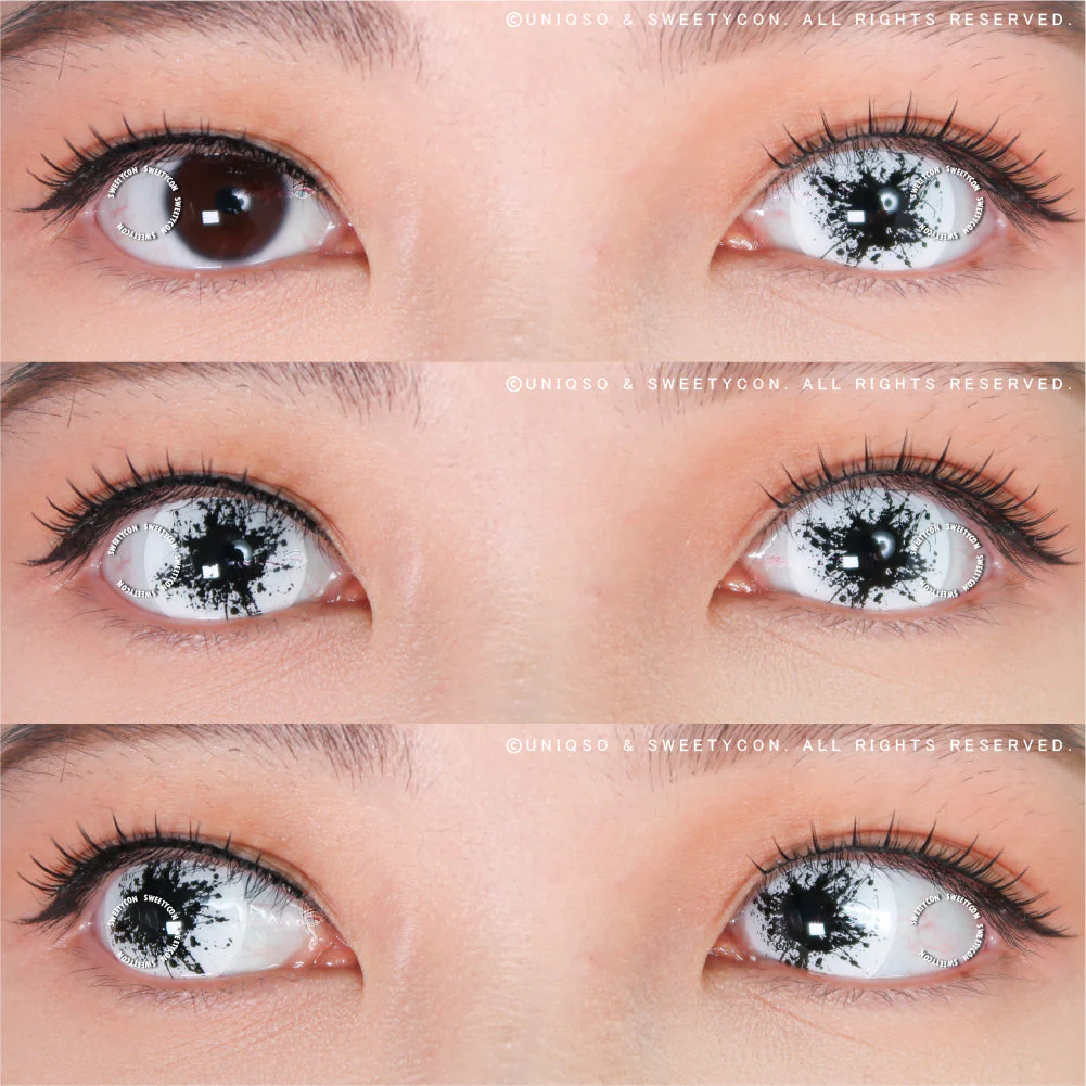 Sweety Mini Sclera Black Splash (1 lens/pack) - Image 2