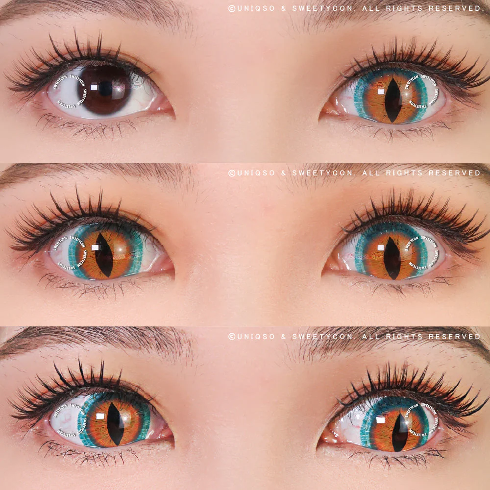 Sweety Mini Sclera Brown Lizard (1 lens/pack) - Image 2