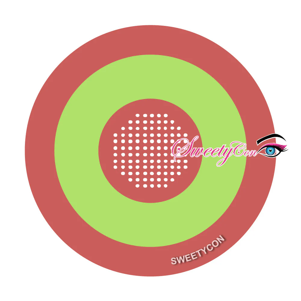 Sweety Mini Sclera Cyber Green (1 lens/pack) - Image 2