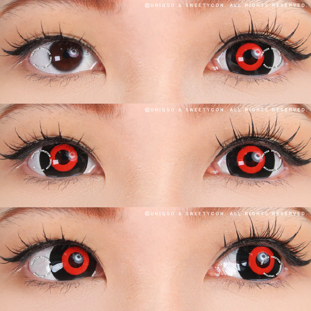 Sweety Mini Sclera Lens Red Ghouls (1 lens/pack) - Image 2