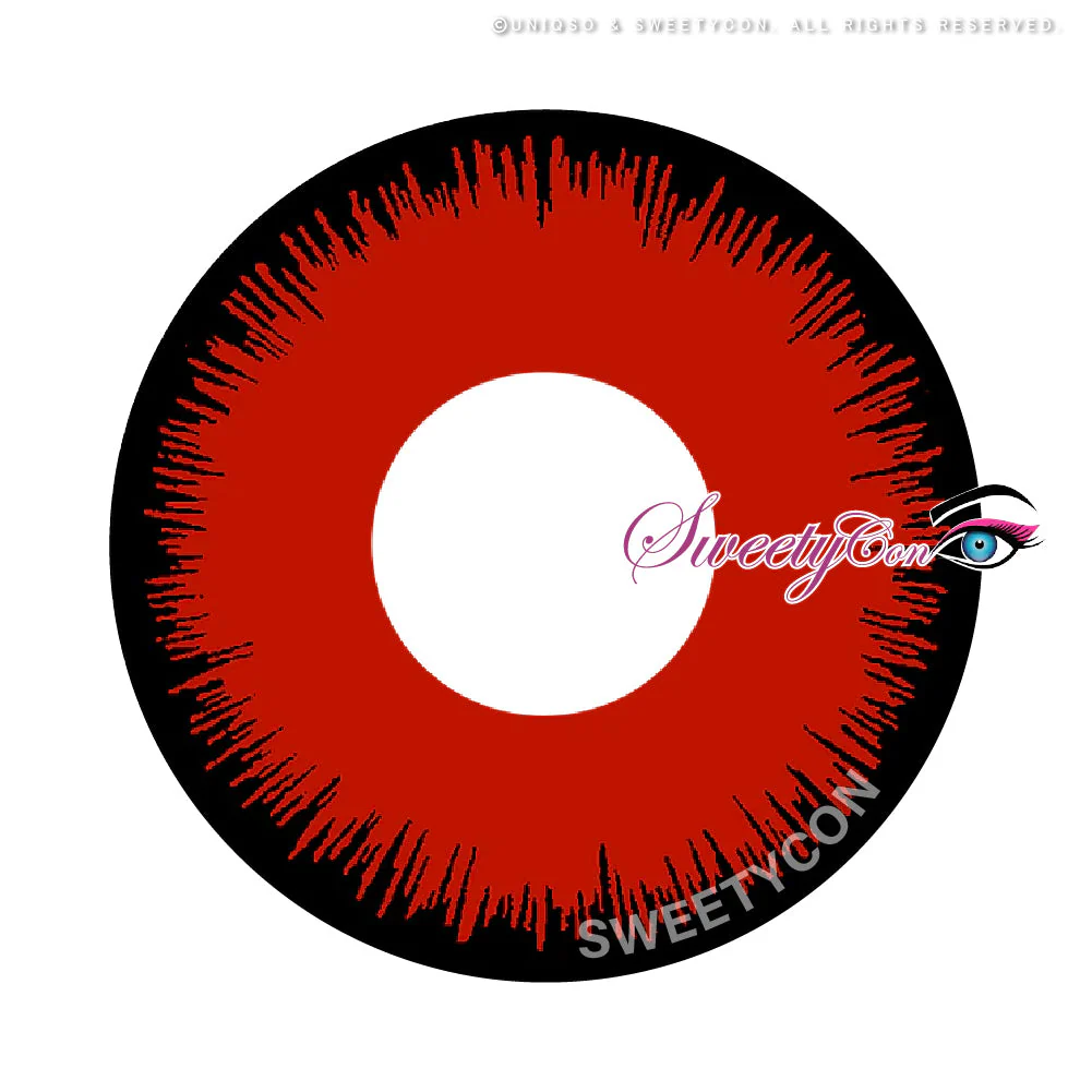 Sweety Mini Sclera Mystic Red (1 lens/pack) - Image 6
