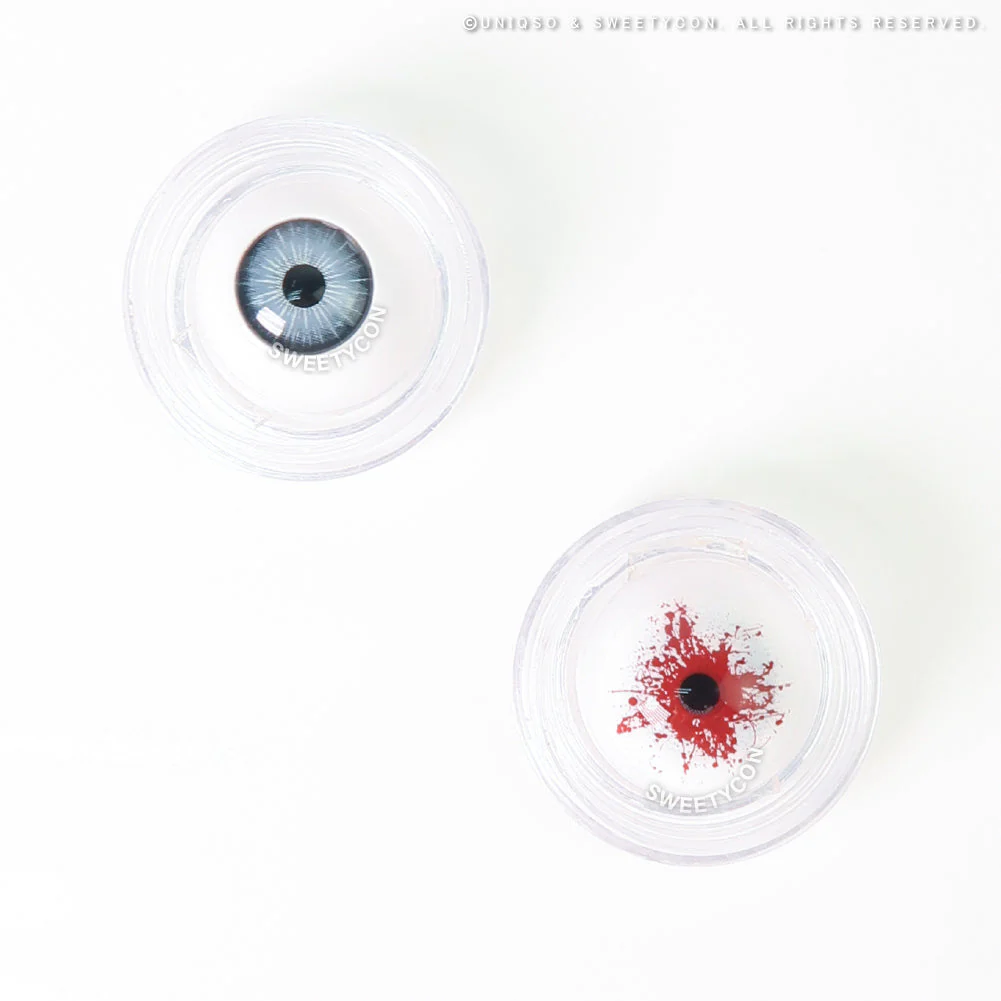 Sweety Mini Sclera Red Splash (1 lens/pack) - Image 4